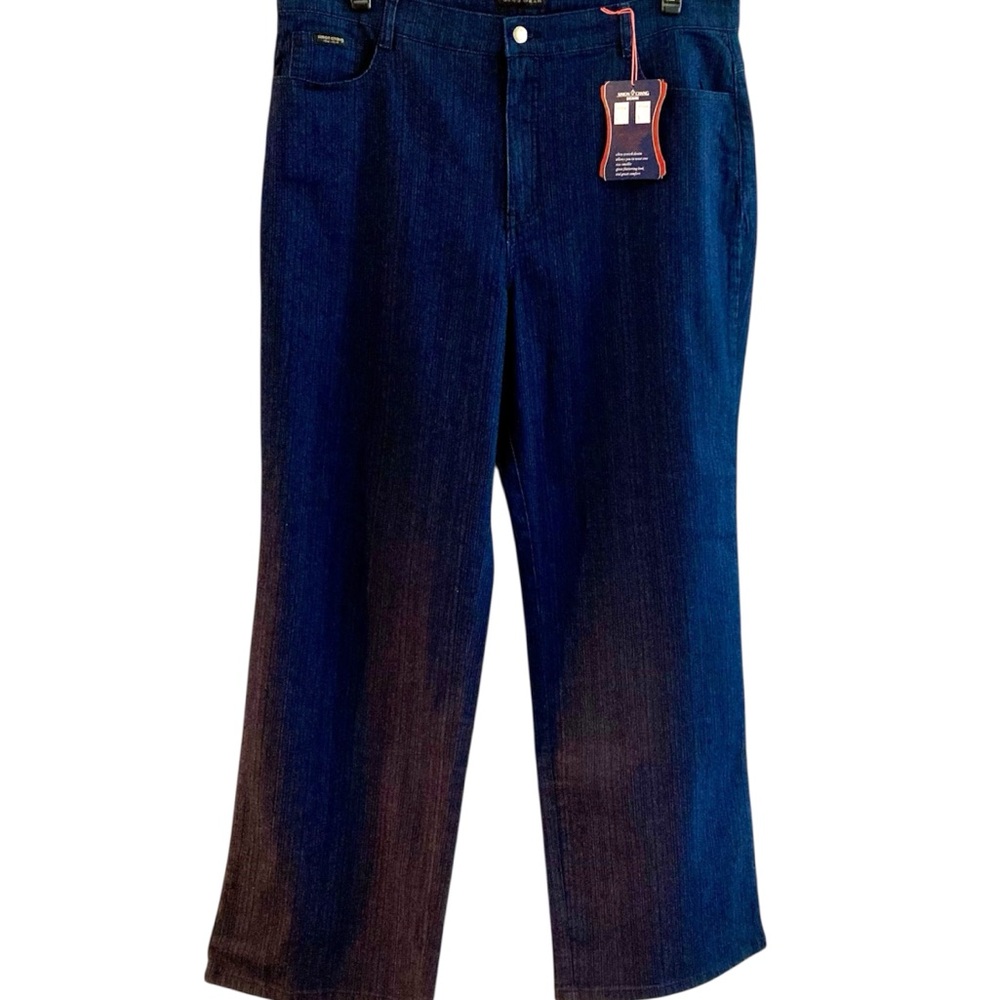 Simon Chang| Dark Blue Stretchy Jeans